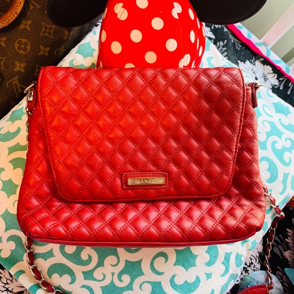 Mango body bag in bright red - Picture 2 of 5